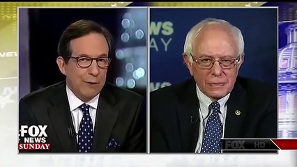 Video herunterladen: Bernie Sanders Laughs At Chris Wallace For Pretending Rich Havent Done A Good Job Rigging