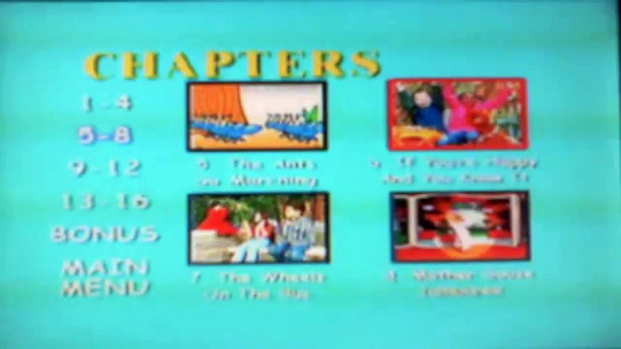 Sesame Street Kids Favorite Songs 2 DVD Menu Walkthrough