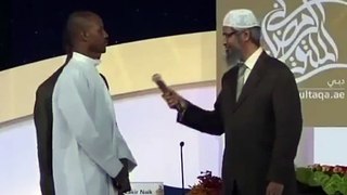 Two nigerian brothers accepting Islam in Dubaia, Dr Zakir Naik