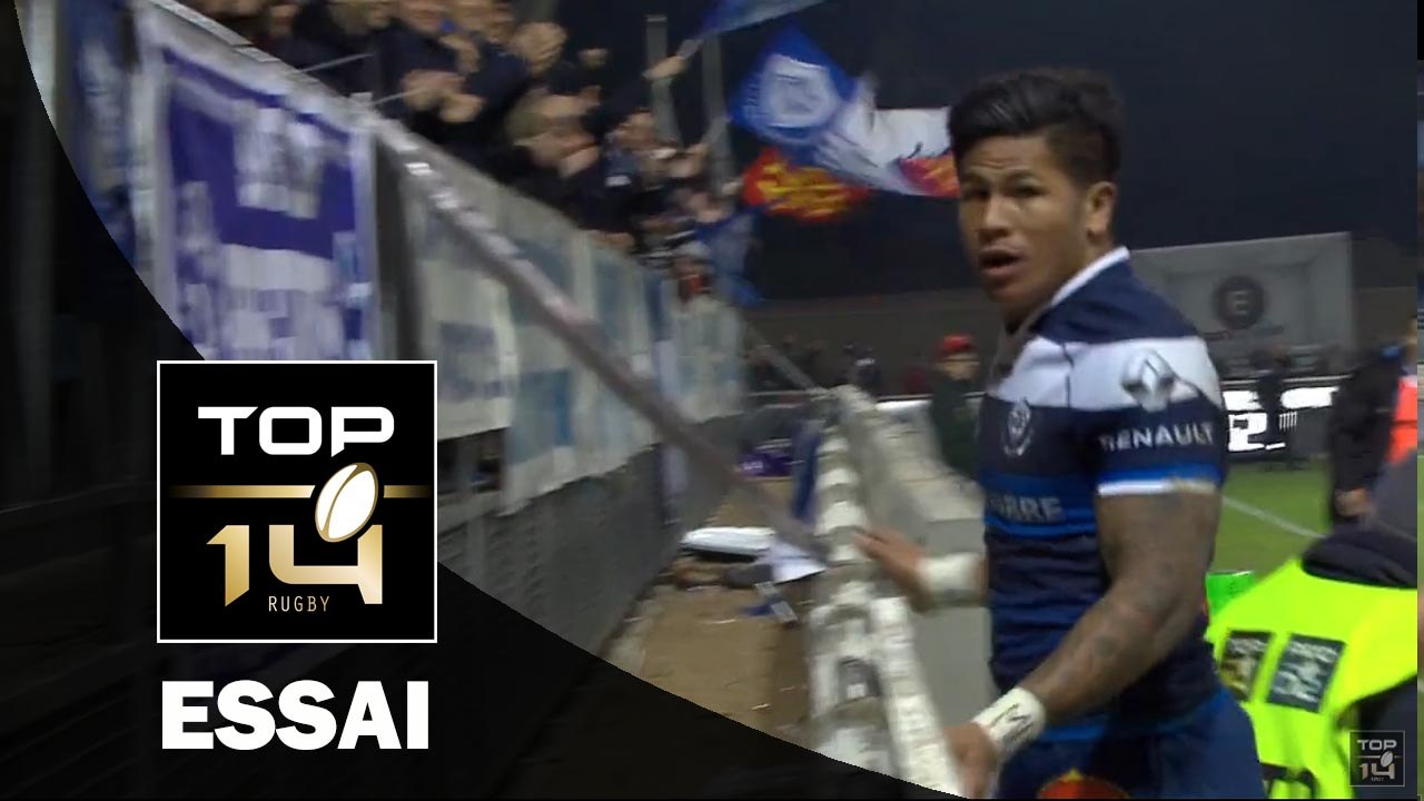 TOP 14 – Castres - Agen : 50-6 – Essai 3 David SMITH (CAS) – J18 – saison 2015-2016