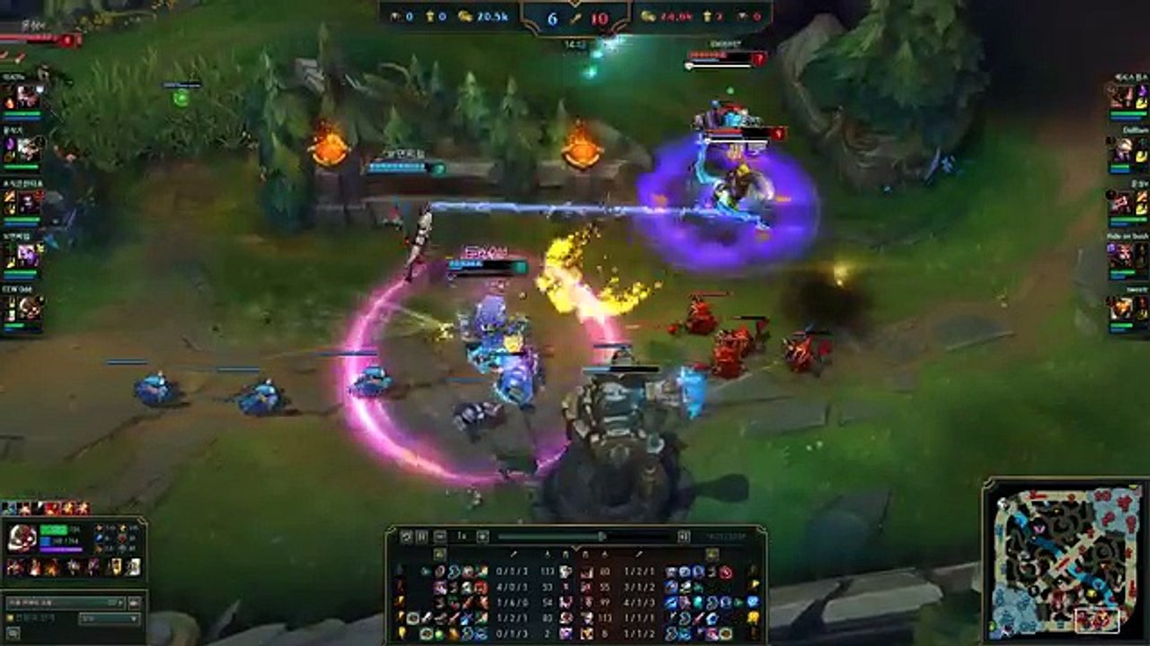 SKT T1 Faker - LeBlanc vs Quinn - KR LOL SoloQ Highlights