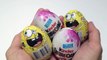Surprise Eggs Unboxing - Kinder Surprise Eggs and SpongeBob Surprise Eggs - Surprise Toys
