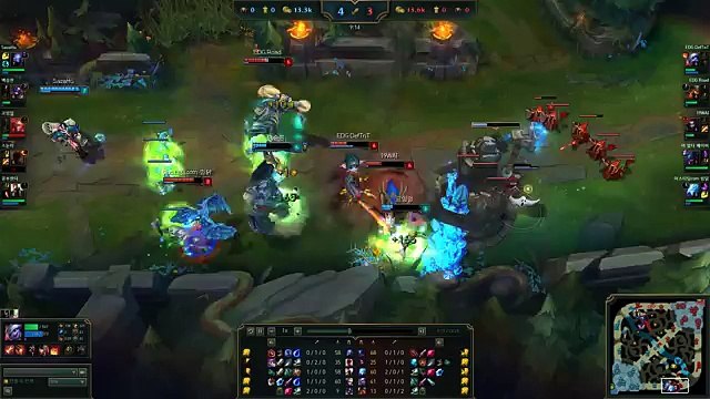 EDG Deft - Tristana vs Ezreal - KR LOL SoloQ Highlights