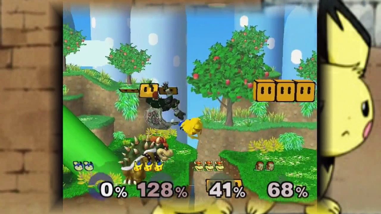 Pichu & Pikachu Vs Bowser & Ganondorf Super Smash Bros Melee Team Battle