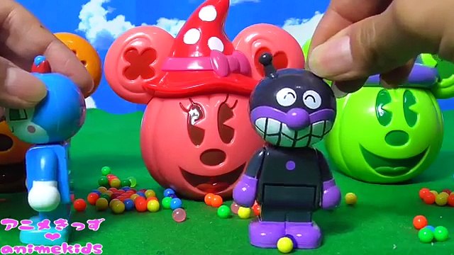 アンパンマン おもちゃハロウィン ディズニー ミッキー ミニー かぼちゃ animekids アニメきっず animation Anpanman Toy Halloween Disney