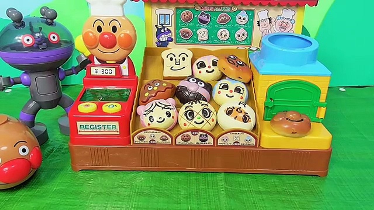 アンパンマン ジャムおじさんのパン工場 ねんど で遊んだよ♫ テレビ 映画 おもちゃアニメ a...