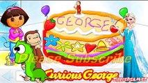 CURIOUS GEORGE, Dora, Elsa And Pou Cook Cakes