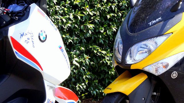 T Max Vs Bmw C600 Sport (Road test) BEST 4K