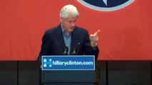 Bill Clinton Slamming Obama Into Huge Ovation.