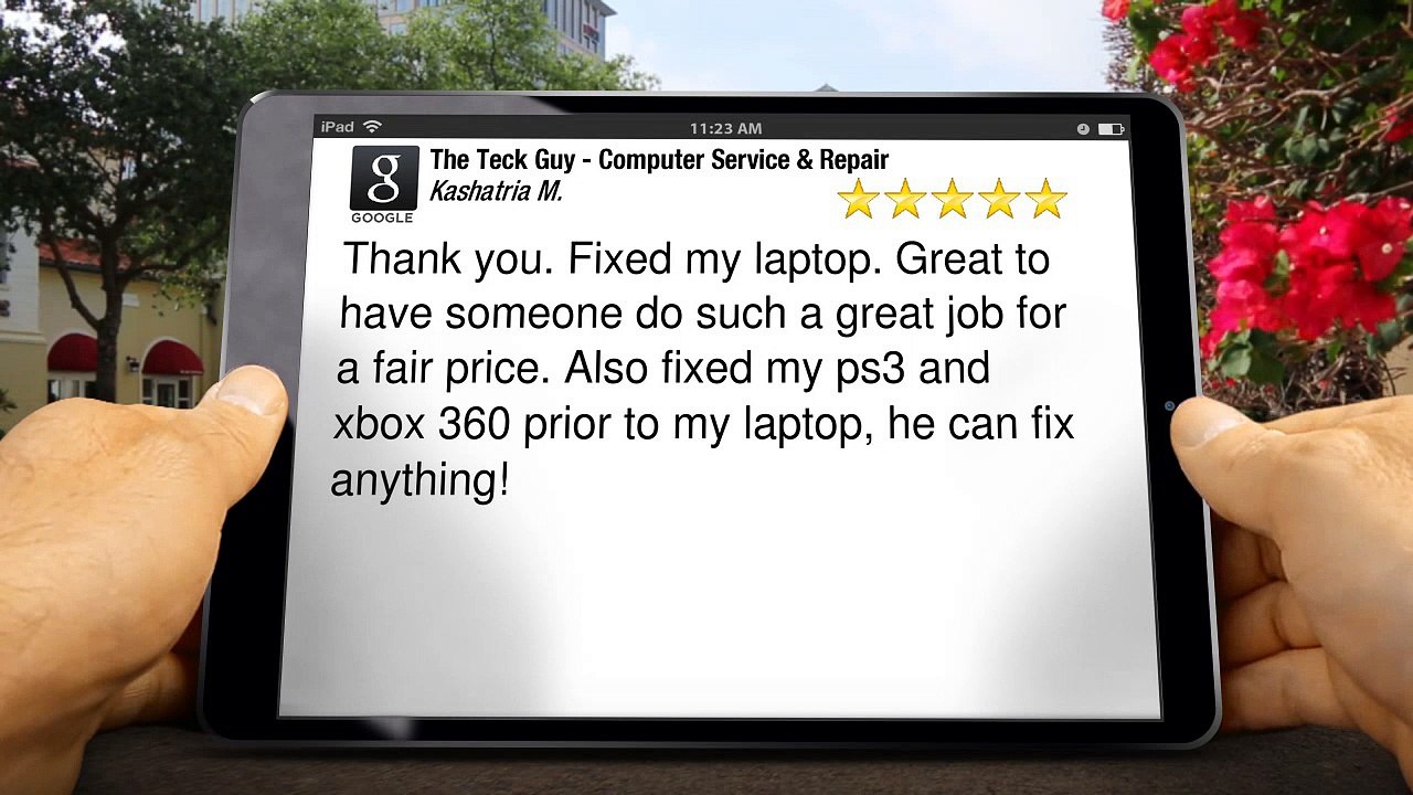 The Teck Guy - Computer Service & Repair MelvindaleTerrific5 Star Review by Kashatria M.
