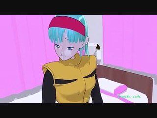 MMD goku x bulma