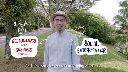 NTU student Andrew Yin helps girls in India get back to school