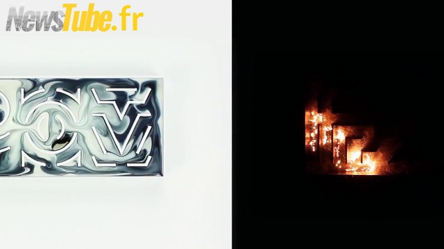 Super transition et effets visuels sur la typographie