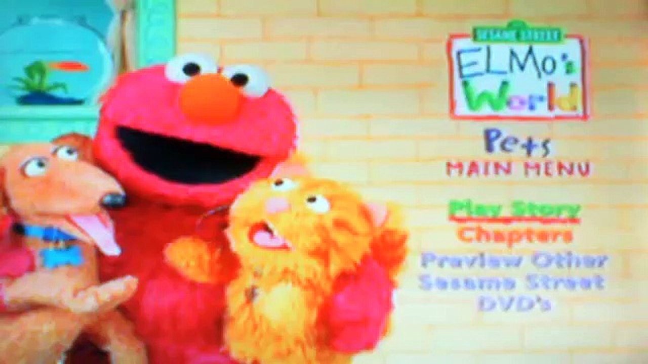 Sesame Street Elmos World Pets! DVD Menu Walkthrough - video Dailymotion