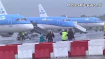Vliegtuigen wijken massaal uit naar Groningen airport Eelde