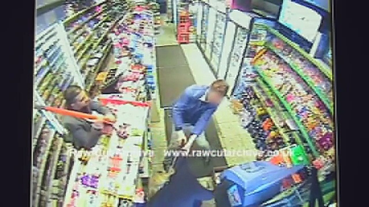 CCTV THIEF VIOLENTLY ATTACKS GIRL!! CAUGHT ON CAMERA