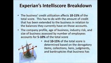 Business Credit Scores Part 3