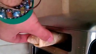 Burrito in toaster