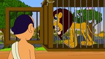 Caged Lion - Hitopadesha Tales In Hindi - Animation_Cartoon Stories For Kids - Tune.pk