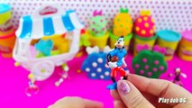 Play doh Mickey Mouse Minnie Mouse eggs Donald Duck Daisy Duck Disney Toys egg