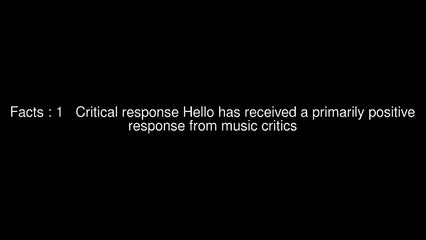 Critical response of Hello (Kelly Clarkson song) Top 9 Facts.mp4 (World Music 720p)