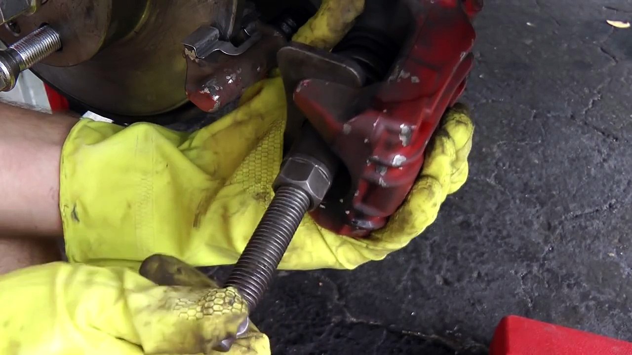 How to change your back brake pads and rotors on a 99 05 Volkswagen vw golf gti mk4 jetta