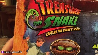 TREASURE of the Snake Thriller Game! Carefully Capture the Jewel or SNAKE Gets You HobbyKidsTV
