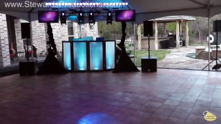 Fort Worth DJ gig log sweet 16 Backyard Party