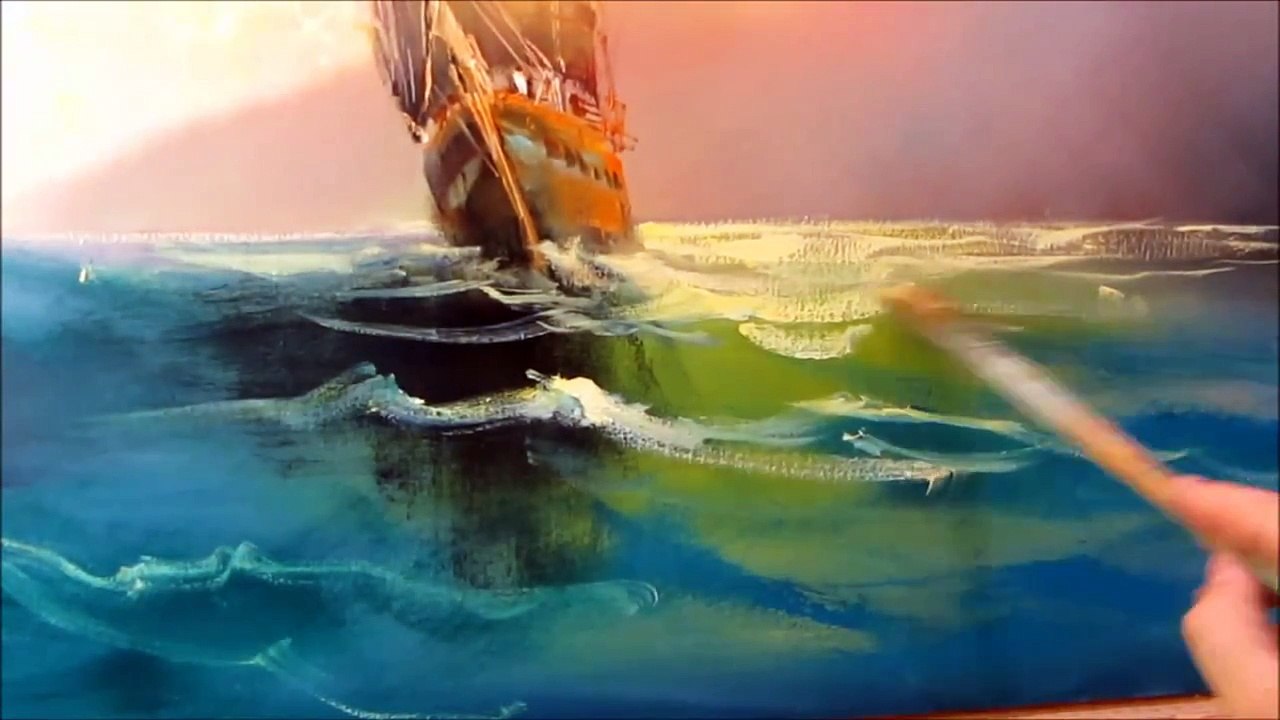 Seascape painting part 2