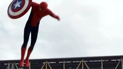 De nouvelles images sur l'apparition de Spiderman dans Captain America : Civil War