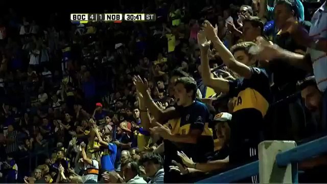 Carlitos se fue ovacionado. Boca 4 - Newells 1. Fecha 4. Primera División 2016.