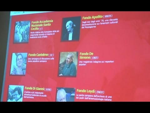 Napoli - Musica napoletana, ecco l'Archivio Sonoro della Campania (12.03.16)