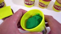 Play-Doh Spongebob Krabby Patty Burger | Morsom og Enkel DIY Hvordan Spille Deigen!