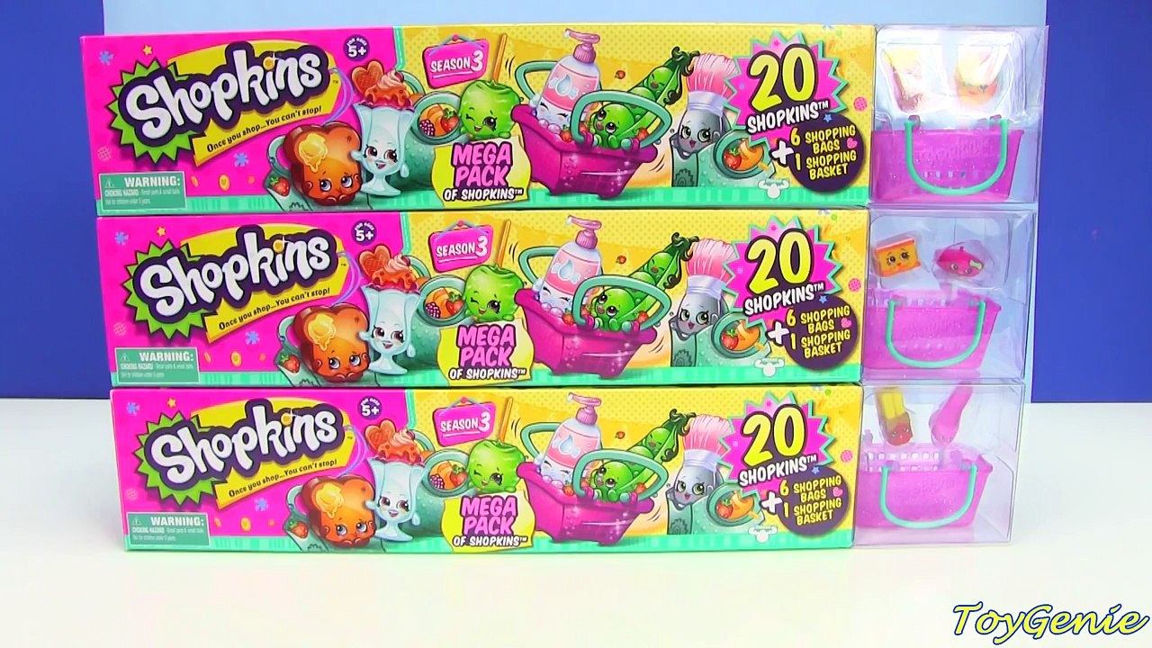 Shopkins Season 3 Mega Packs with 12 ULTRA RARES