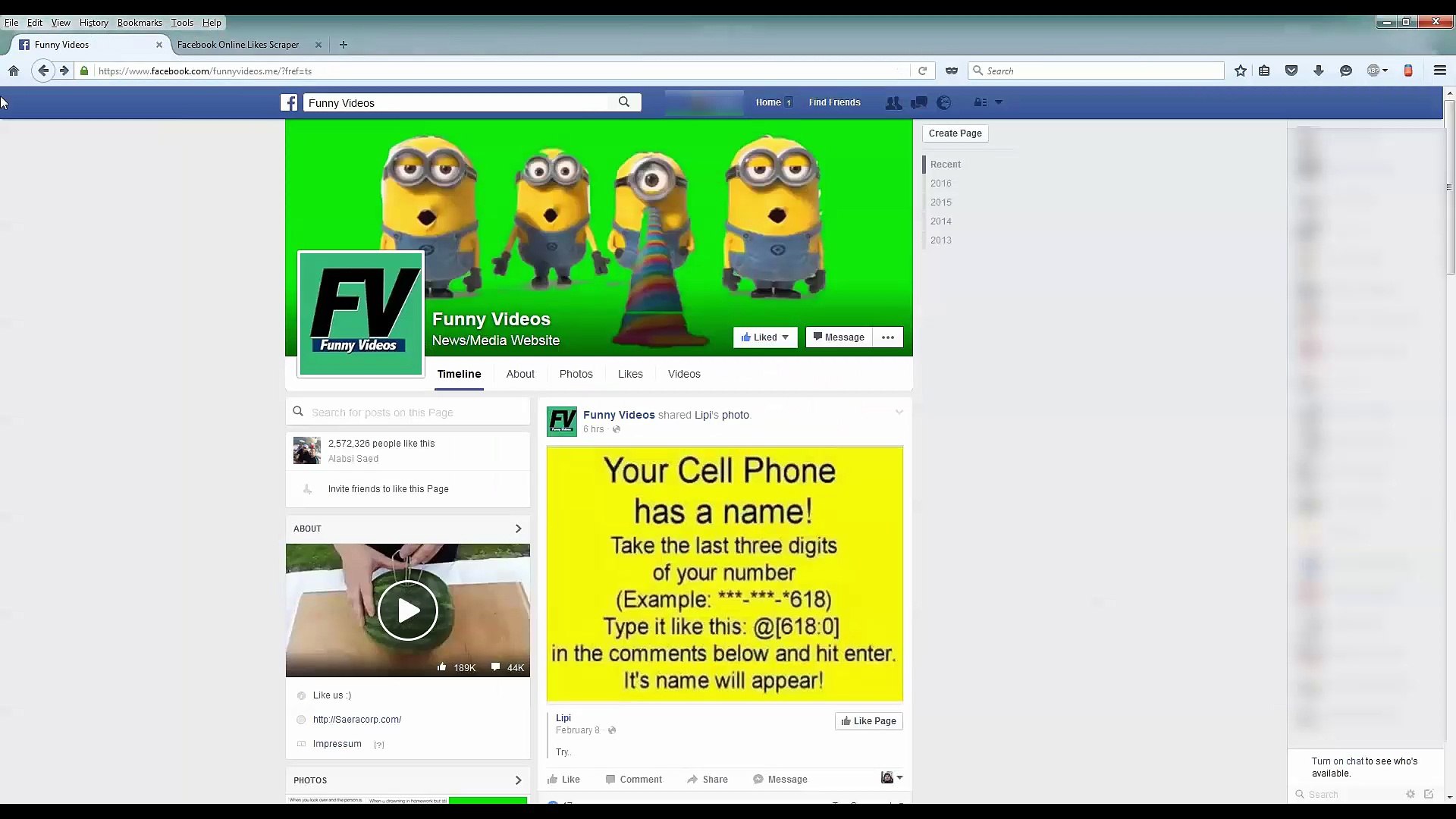 ⁣How to Scrape Facebook Likes for any post or page 2016 Working 100%
