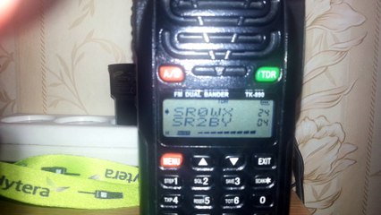 Stacja Pogodowa "głośnikiem" radia ręcznego