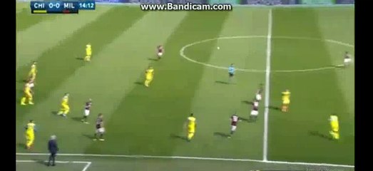 Jeremeny Menez Incredible Miss Chievo 0-0 Milan 13-02-2016