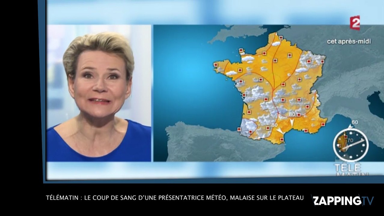 le coup de sang d’une présentatrice météo, malaise sur le plateau