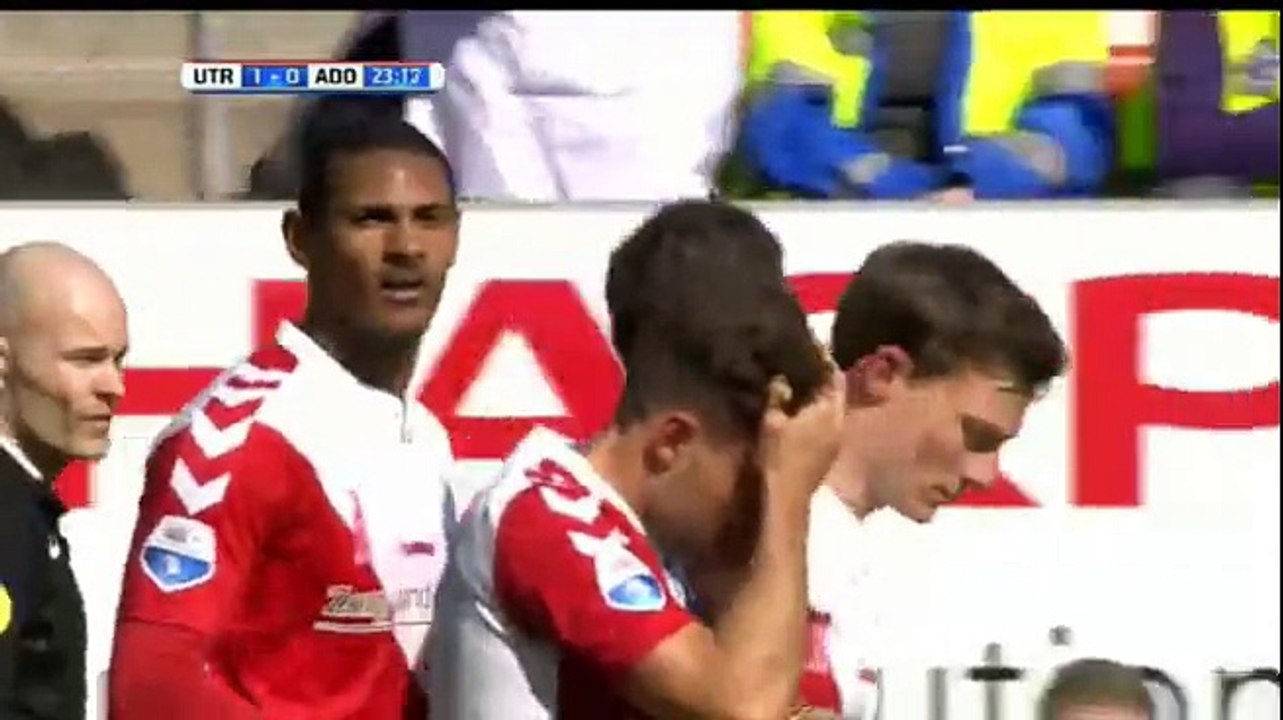 Haller Goal Utrecht 1-0 Den Haag  - Eredivisie - 13.03.2016