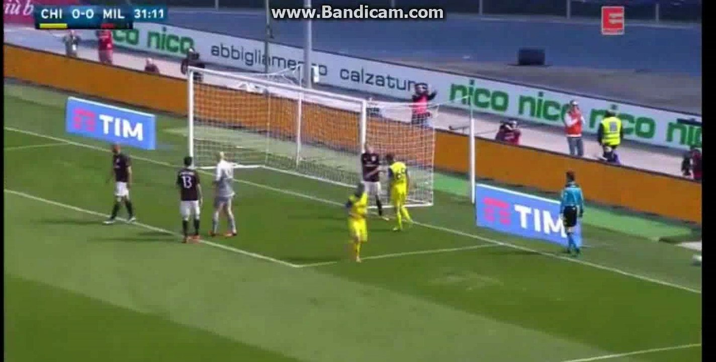 Abbiati super save - Chievo vs Milan 13-03-2016