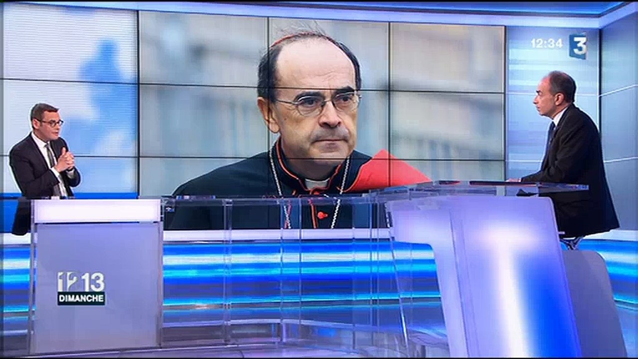 Copé refuse de commenter sur le cardinal Barbarin : "J'ai été moi-même dans une tourmente"