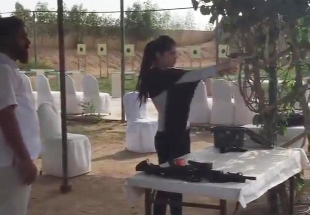Neelum Muneer Gun Shots at Shooting Club