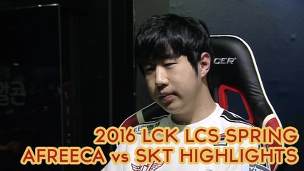 2016 LCK Spring - W9D3: Afreeca Freecs vs SK Telecom T1 Highlights