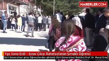 Ygs Sona Erdi - Sınav Çıkışı Rahatsızlanan Şırnaklı Öğrenci