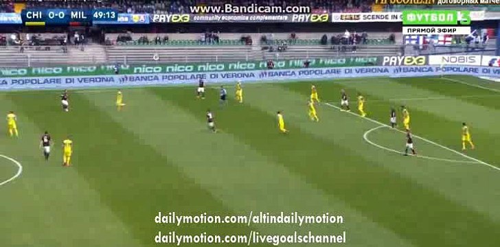AC Milan Amazing Chance - AC ChievoVerona vs Milan - Serie A - 13.03.2016 HD