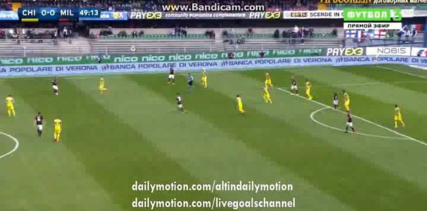 AC Milan Amazing Chance - AC ChievoVerona vs Milan - Serie A - 13.03.2016 HD