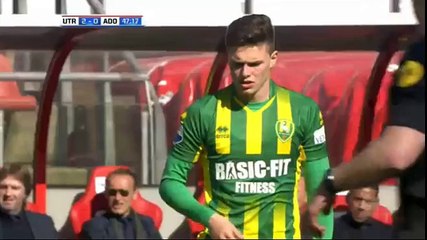 Danny Bakker Super Free-kick Goal - Utrecht 2-1  Den Haag 13.03.2016