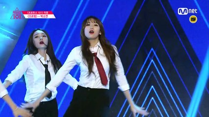 Produce 101 [직캠]일대일아이컨택ㅣ박소연 EXO ♬으르렁 @포지션 평가(DANCE) 160304 EP.7