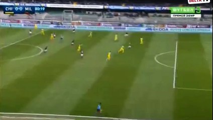 Luiz Adriano Amazing chance chievo 0 -0 AC milan 13.03.2016 Serie A