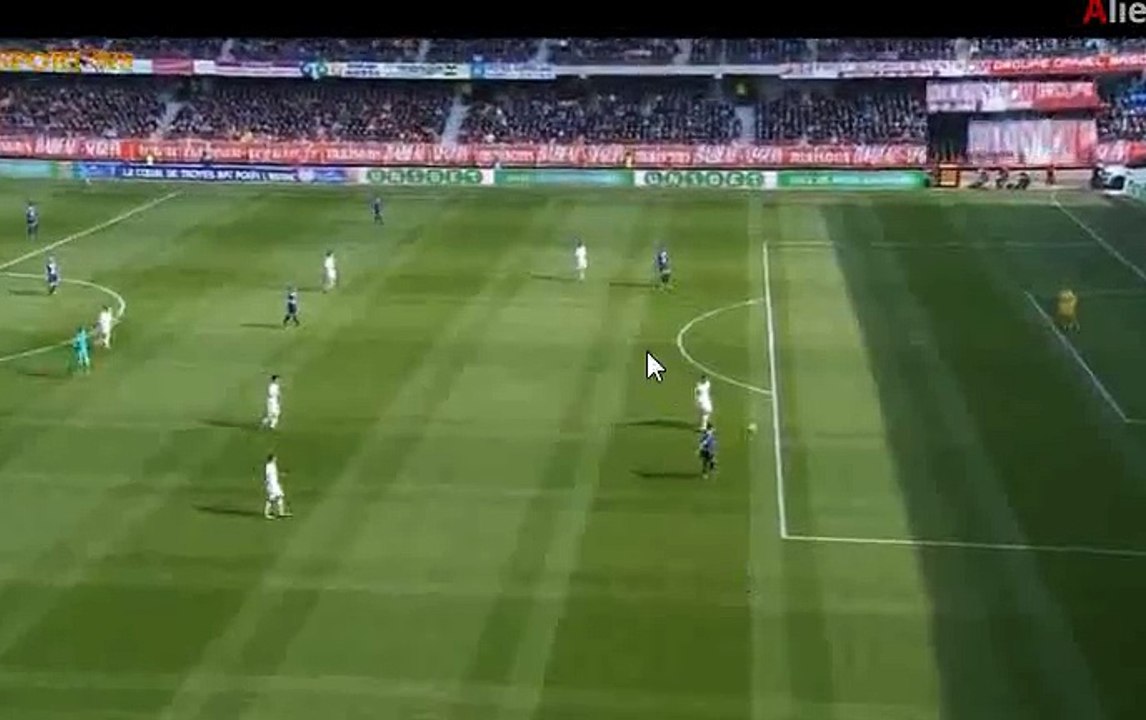 Edinson Cavani Goal - Troyes 0 - 1 Paris SG - 13-03-2016